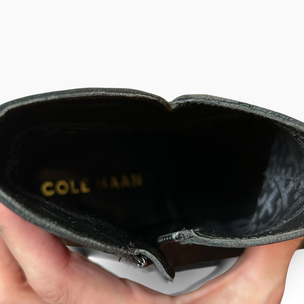Cole Haan Black Women's Elyse Pointed-Toe Dress Booties Size 5B NEW! - Picture 9 of 11